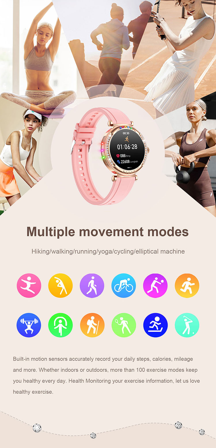 Multiple sport modes CF33 Smartwatch